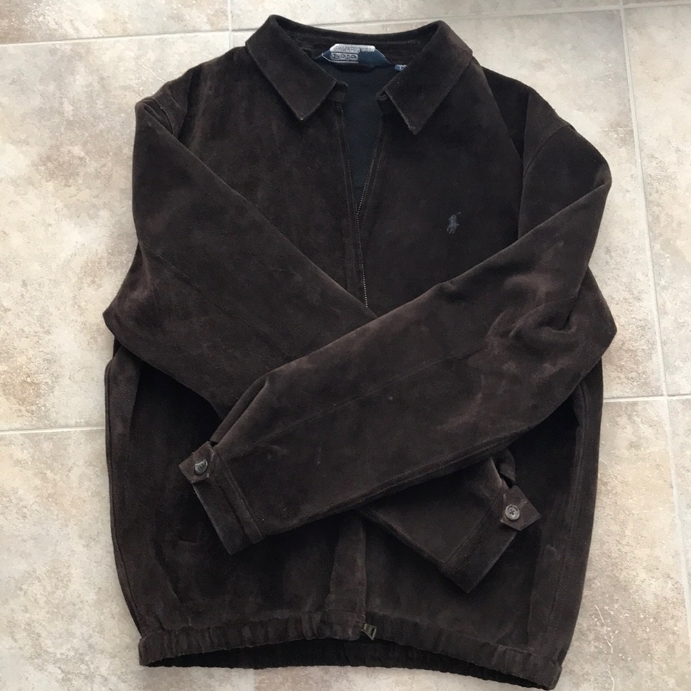 Polo- Ralph Lauren- 💯 genuine leather jacket 👨🏻
